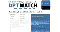 Desktop Screenshot of dptwatch.com